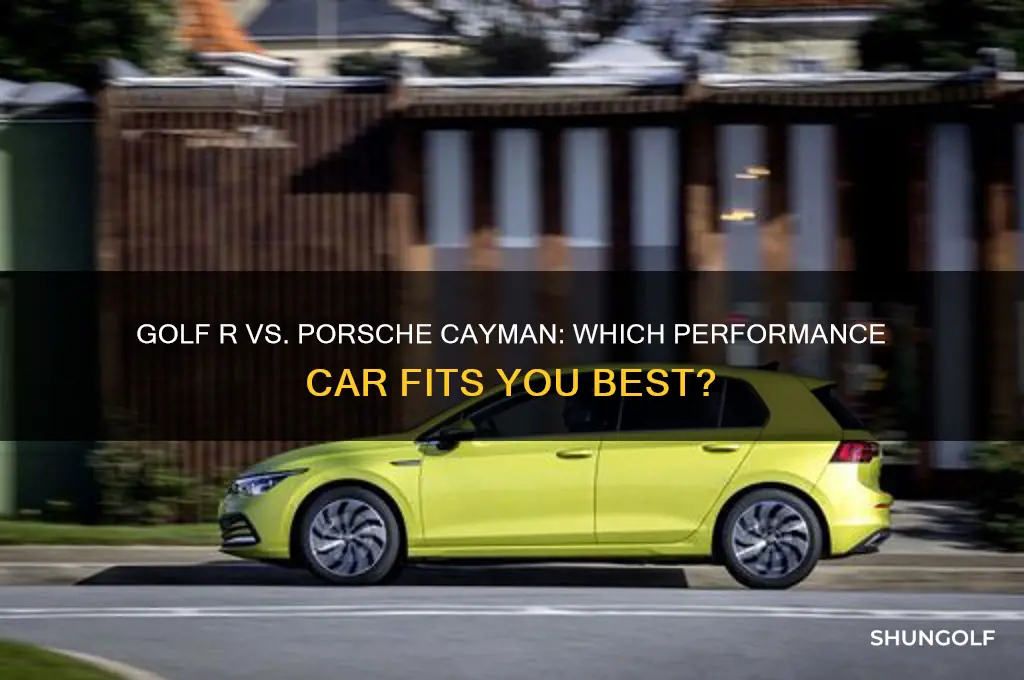 should i trade a golf r for a porsche cayman