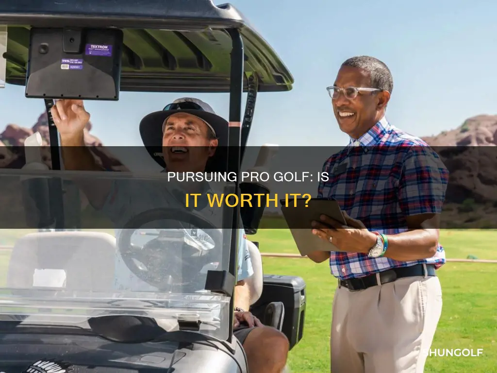 should i turn pro golf