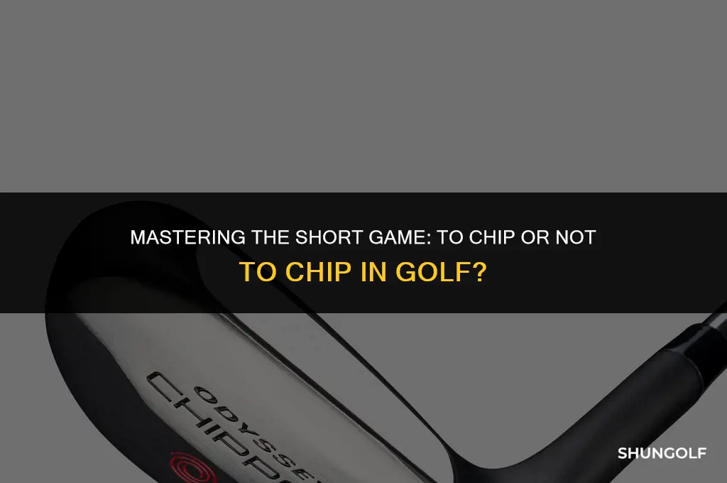 should i use a golf chipper