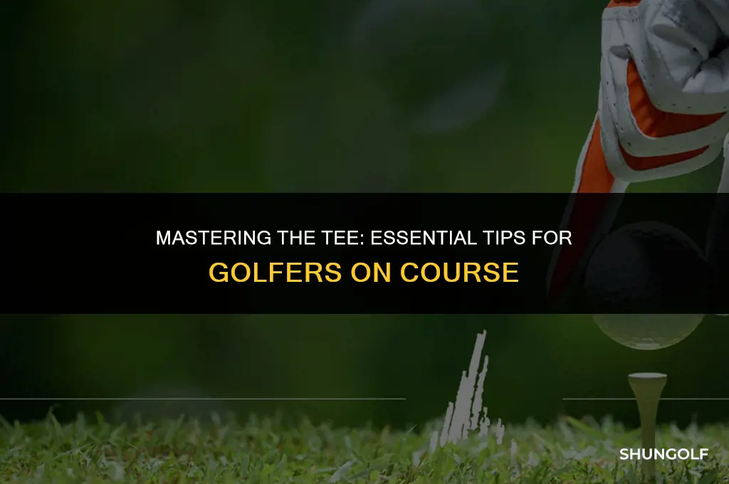 should i use a tee when golfing