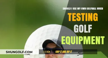 Personal Golf Ball Use: Essential When Testing Golf Equipment