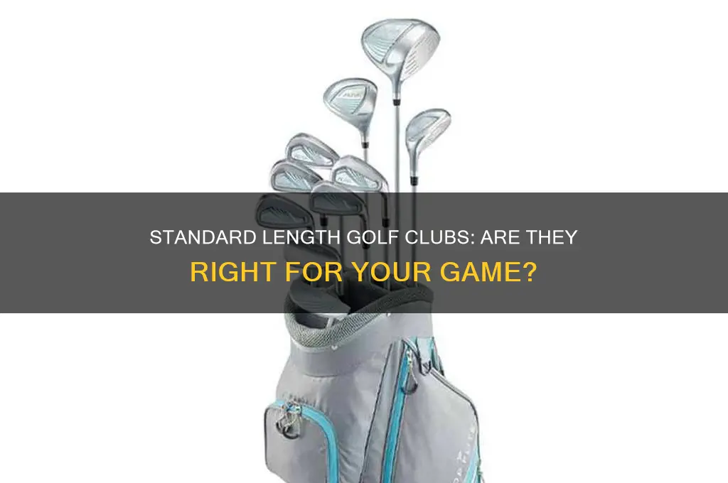 should i use standard length golf clubs