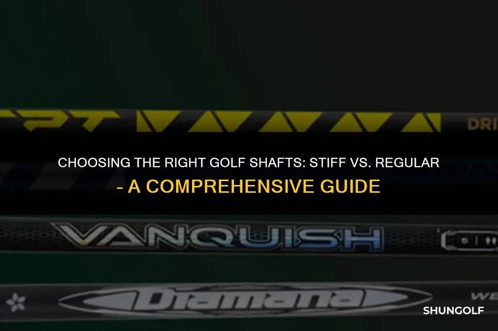 should i use stiff or regular golf shafts