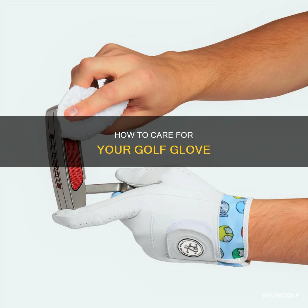 should i wash my golf glove