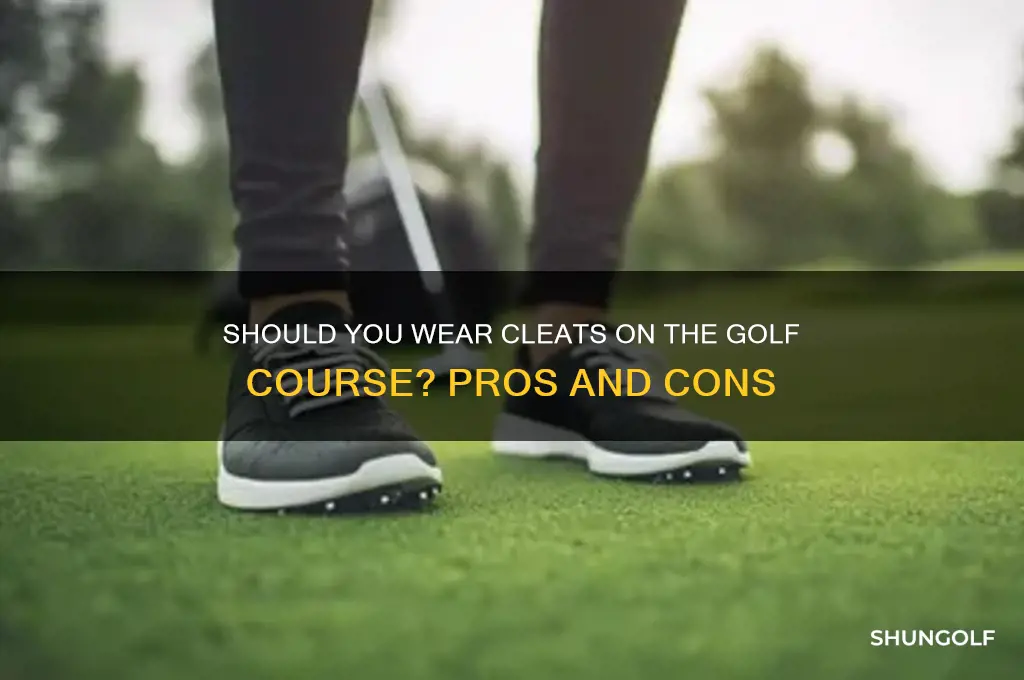 should i wear cleats golf course