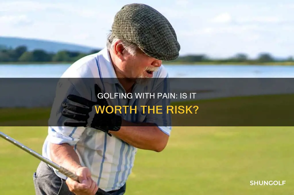 should pain golfing