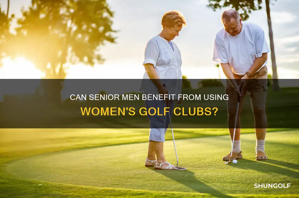 should senior men use women