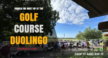 Golf Course Duolingo Meetup: Should We Swing By?
