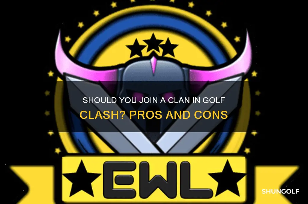 should you be in a clan on golf clash