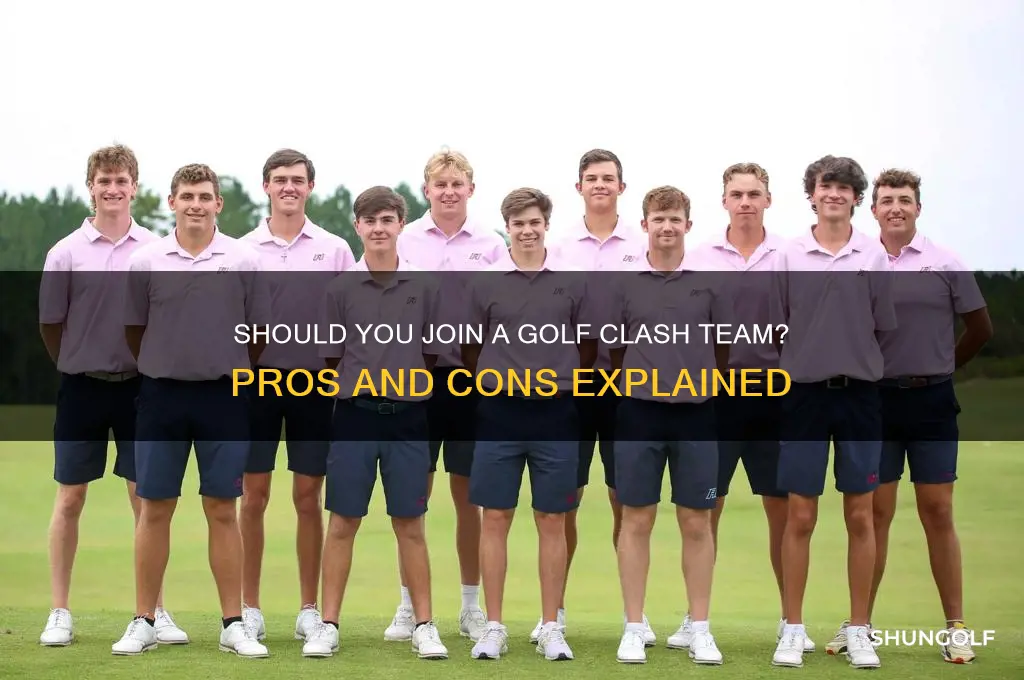 should you be on a team in golf clash