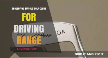 Old Golf Clubs for Driving Range Practice: Worth the Investment?