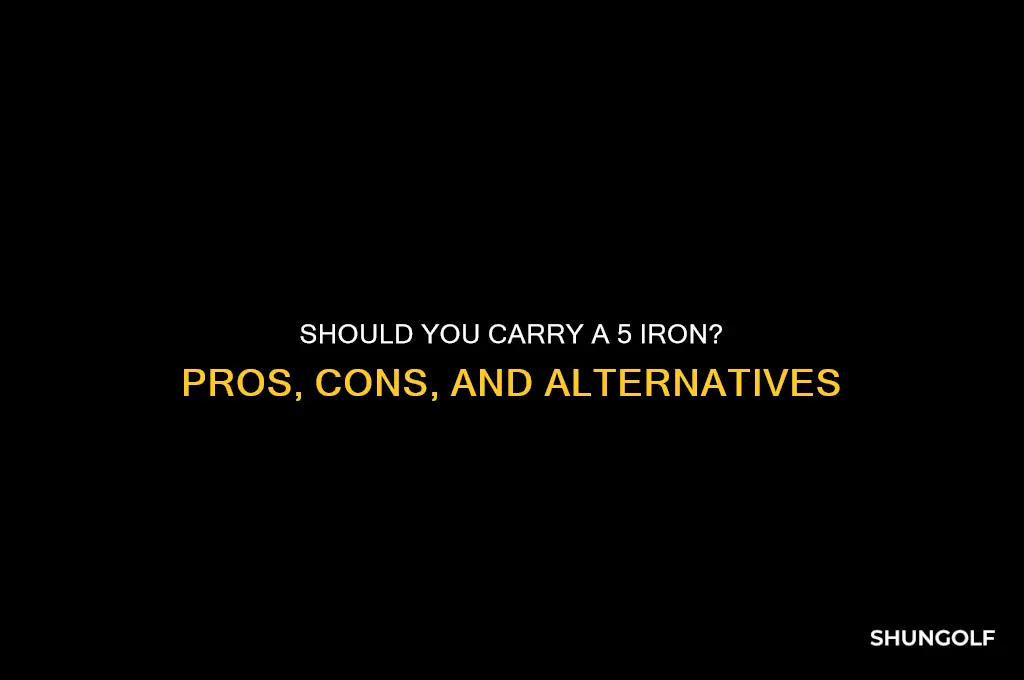 should you carry a 5 iron golf