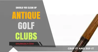 Preserving Antique Golf Clubs: To Clean or Not to Clean?