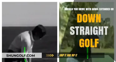 Mastering Your Golf Swing: Arms Extended or Down Straight?