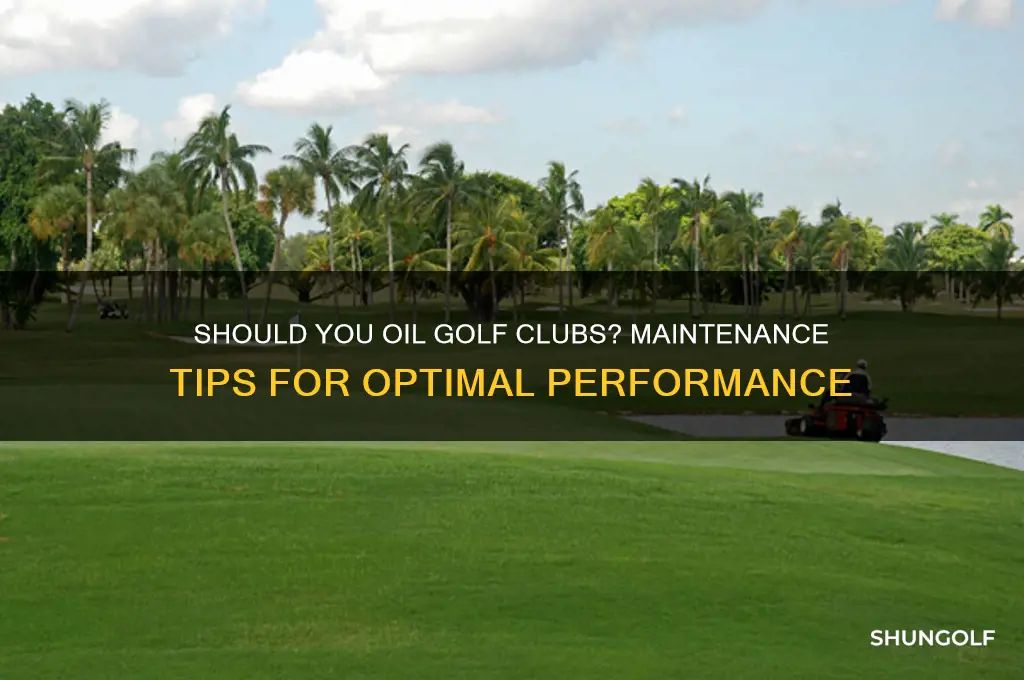 should you oil golf clubs