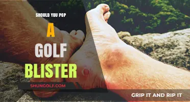 Golf Blisters: To Pop or Not to Pop?