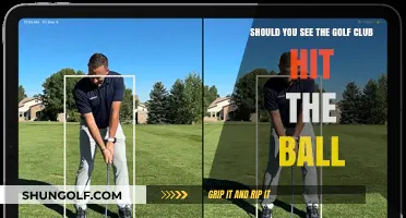 Should You See the Golf Club Hit the Ball? Pros and Cons
