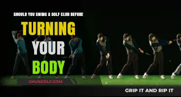 Master Your Swing: Should You Swing Before Turning Your Body?