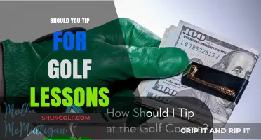 Golf Lesson Tipping: When and How Much?