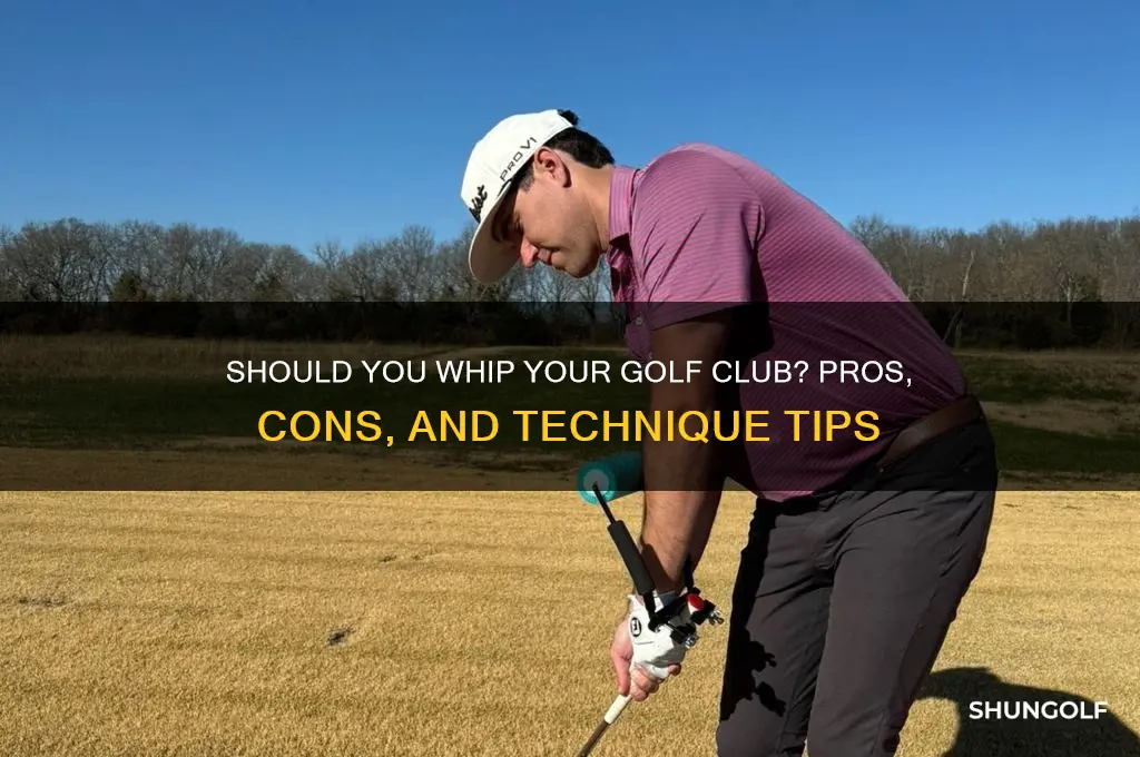 should you whip the golf club