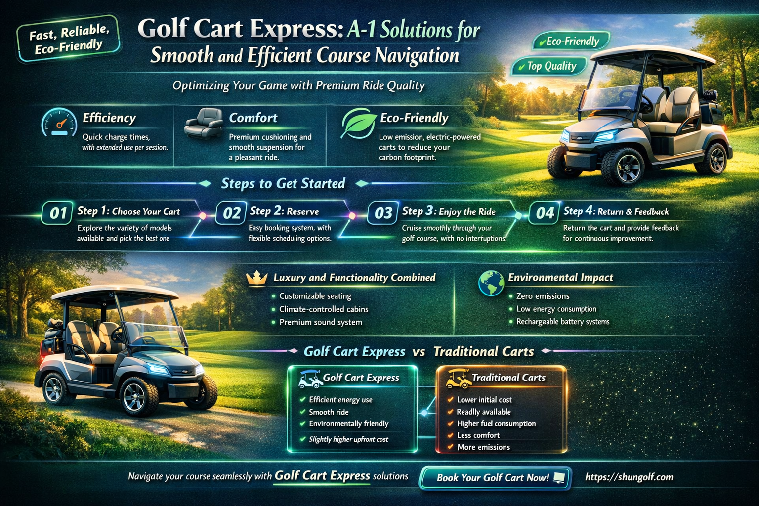 a-1 golf cart express