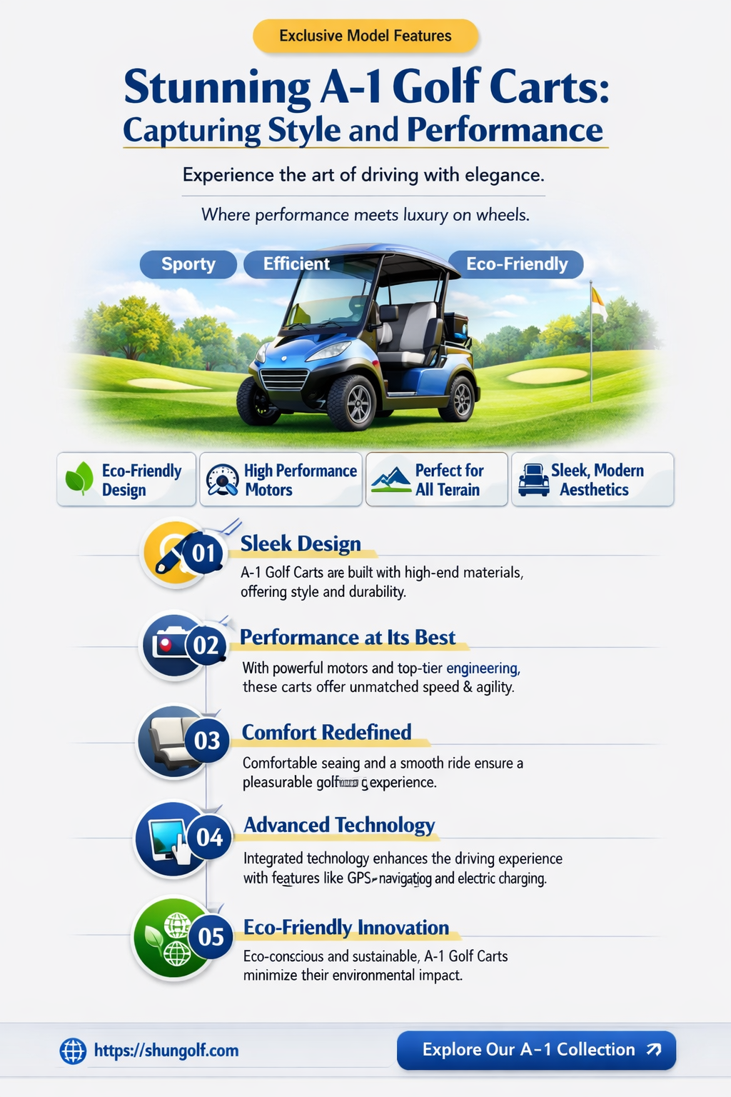 a-1 golf carts photos