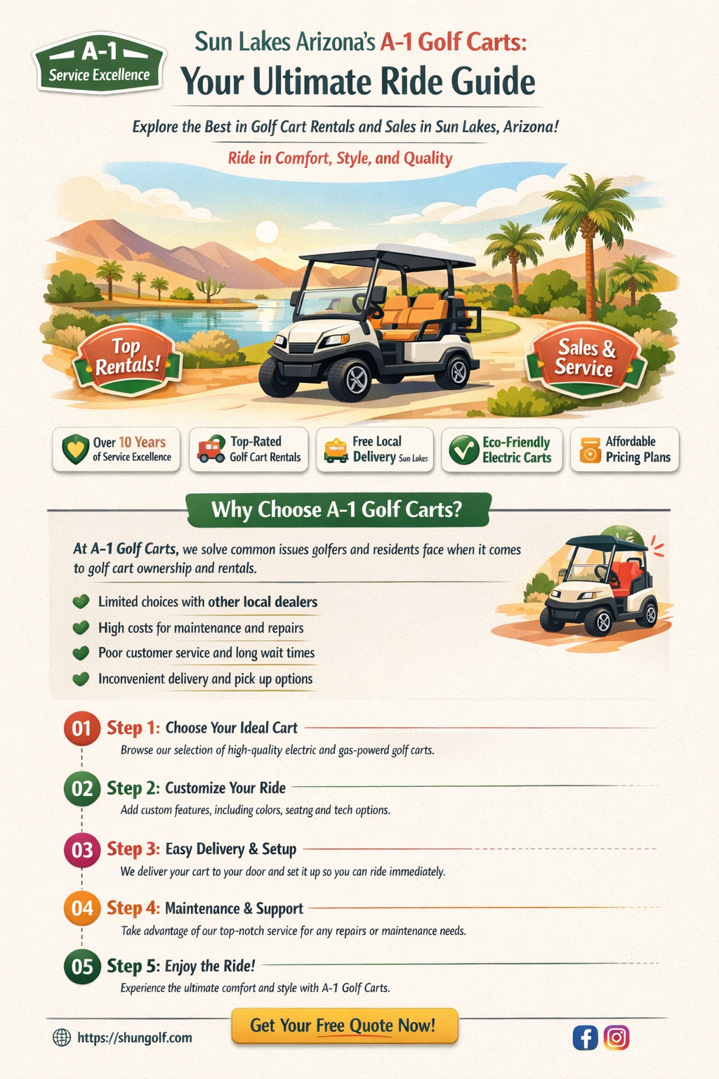 a-1 golf carts sun lakes arizona