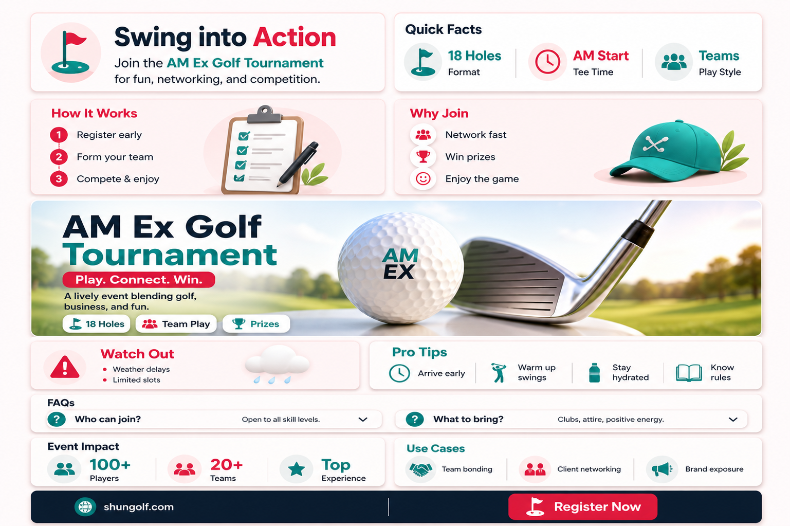 am ex golf tournament