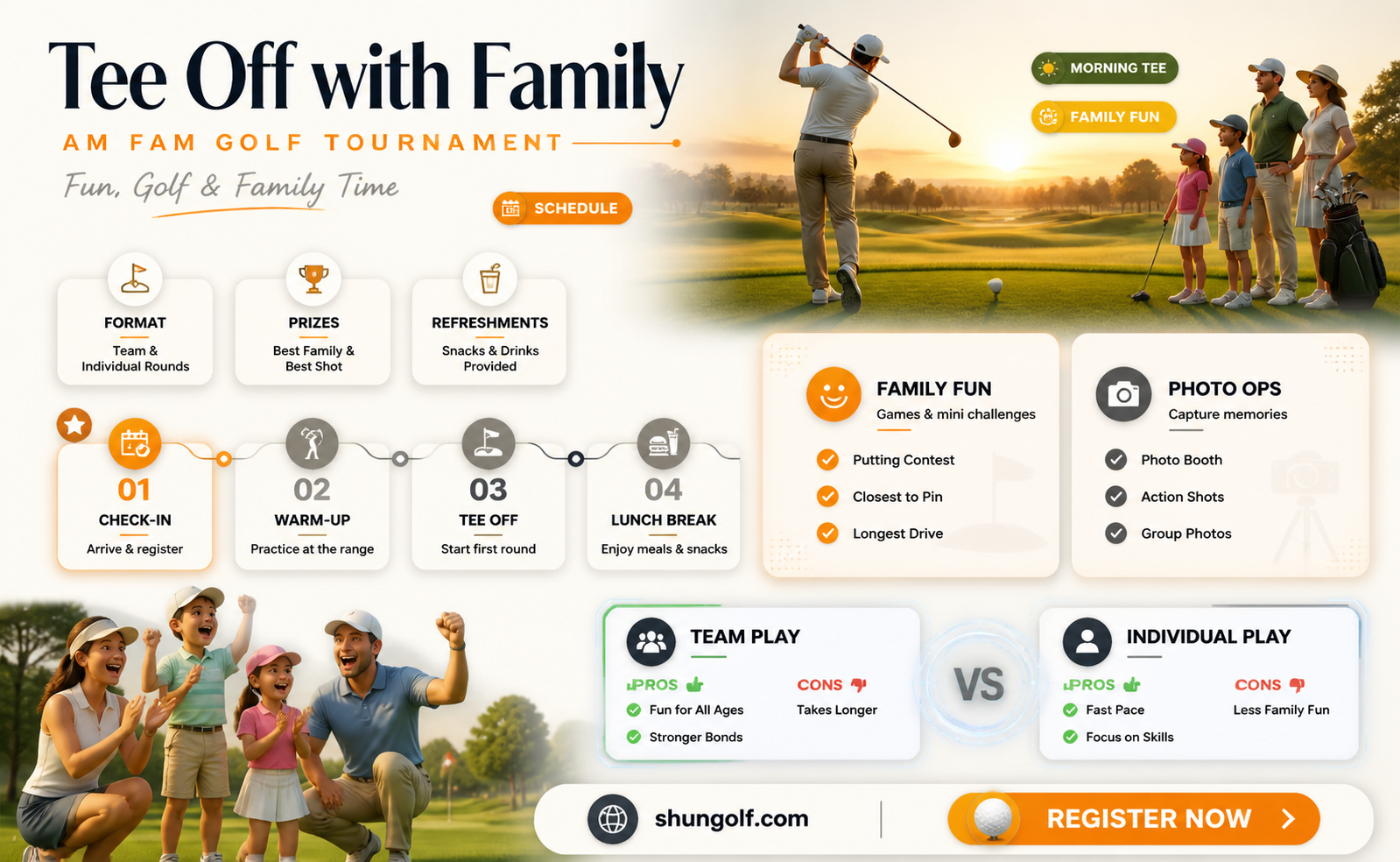 am fam golf tournament schedule