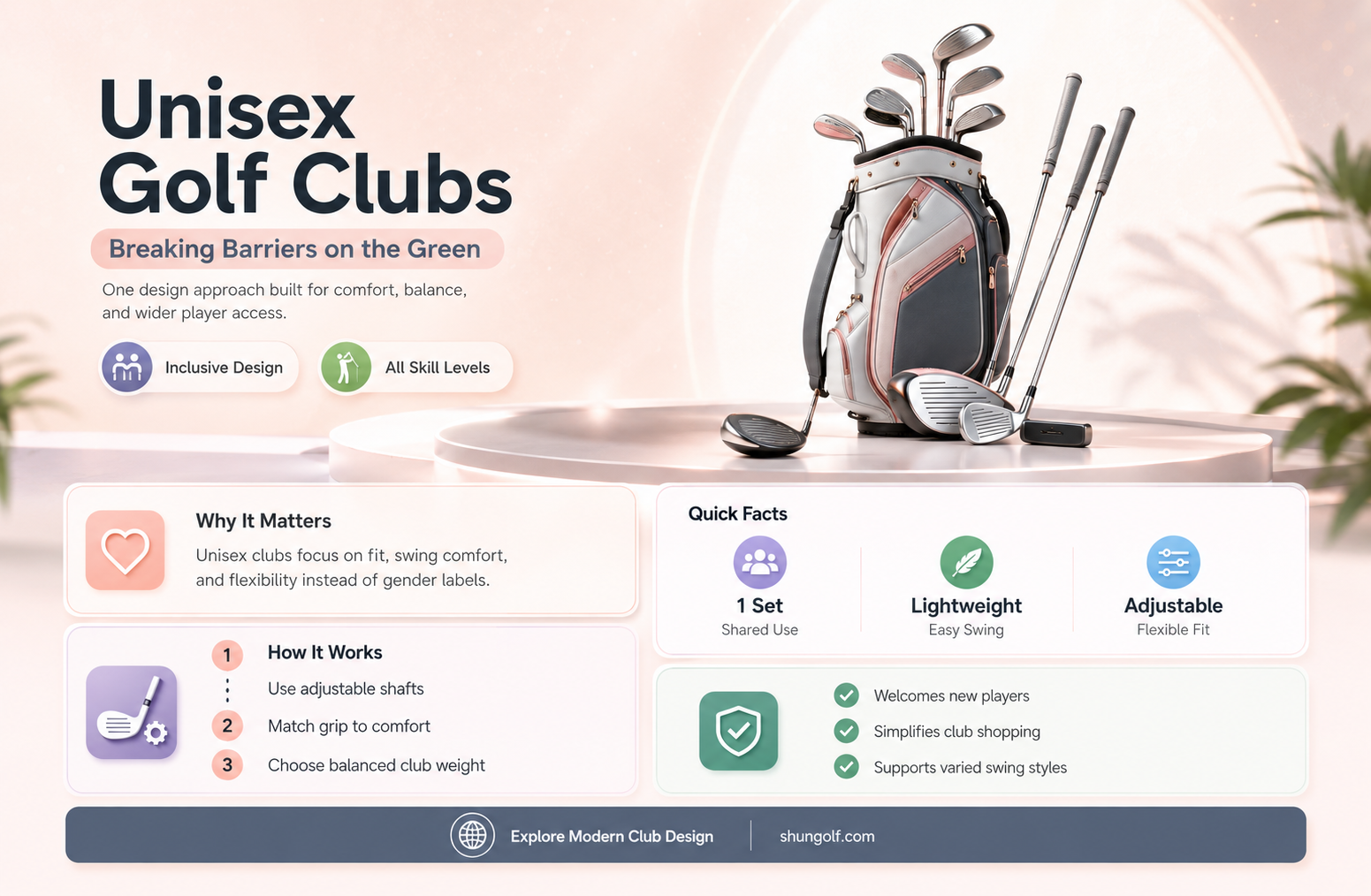 are golf clubs unisex