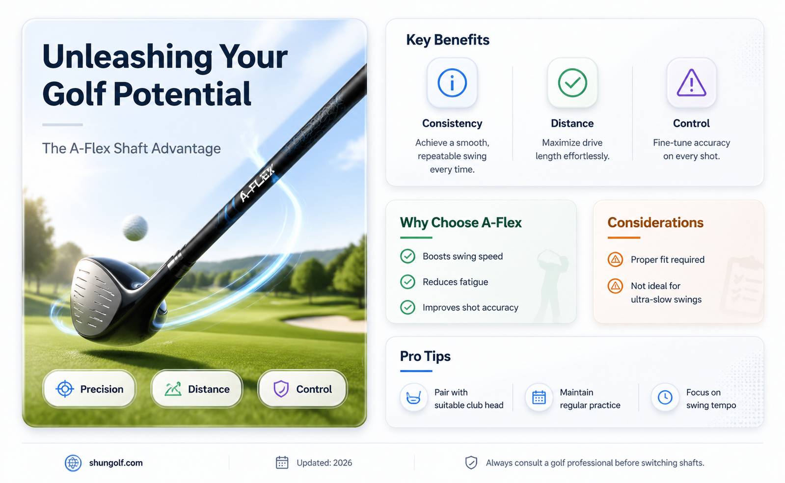 a-flex golf shaft