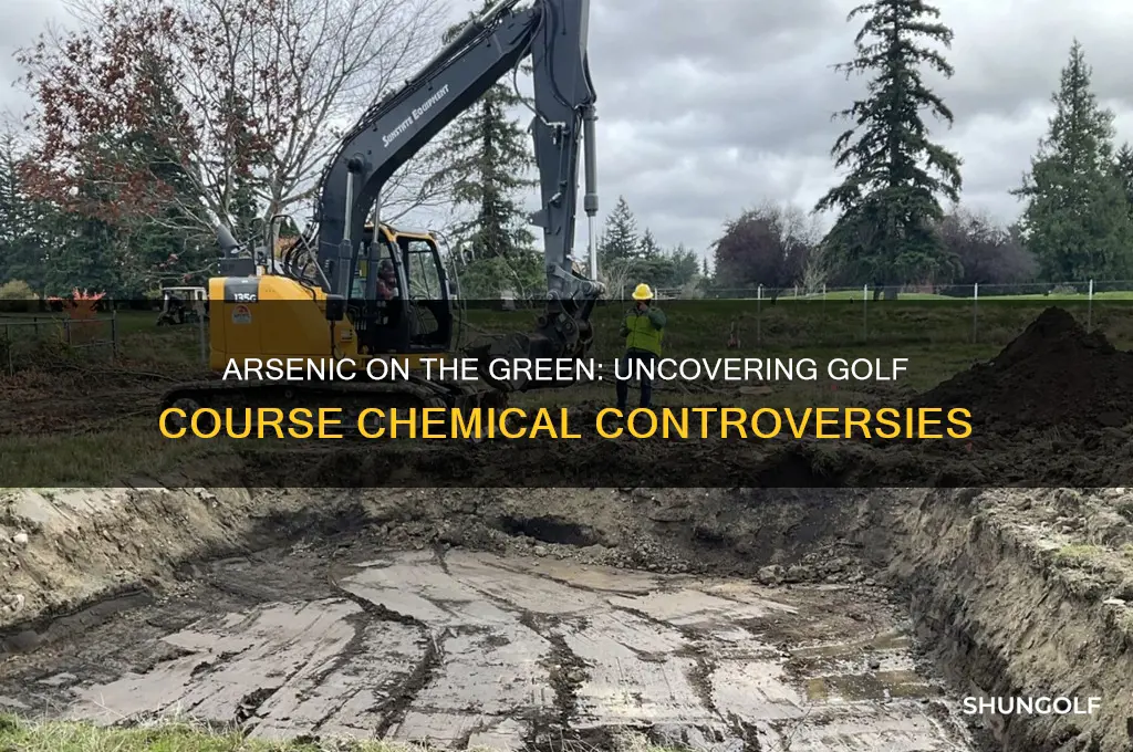 was arsenic used on golf course