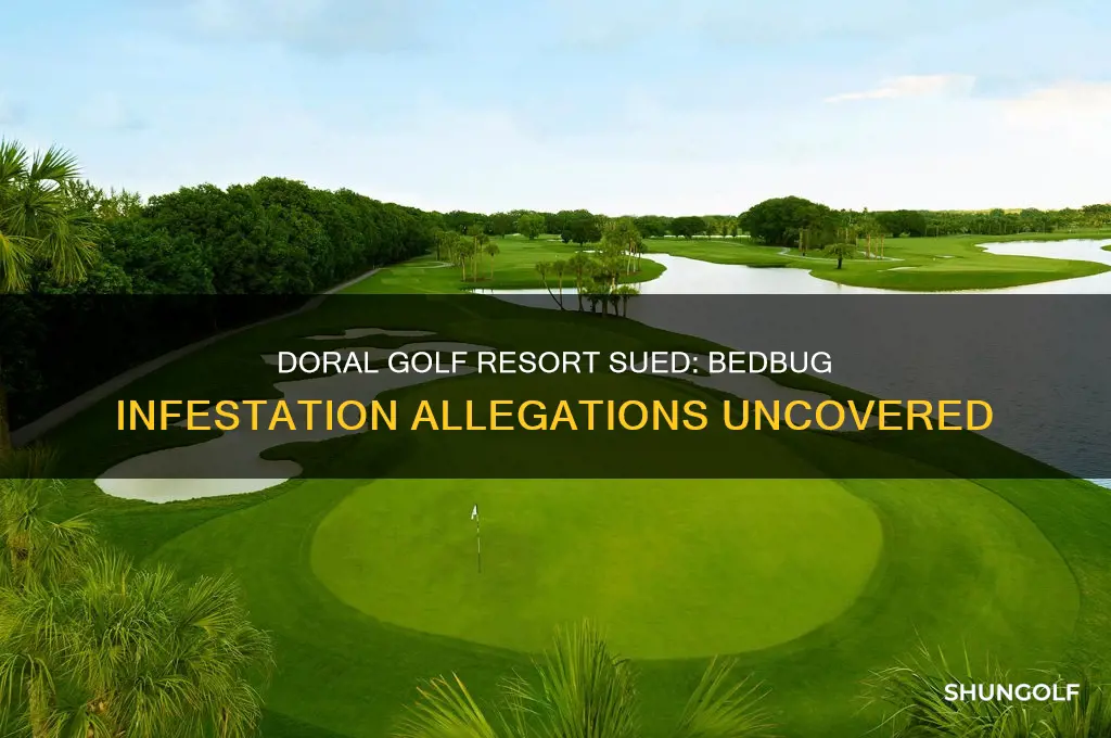 was doral golf resort sued over bedbugs