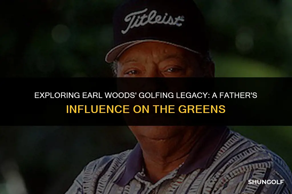 was earl woods a good golfer