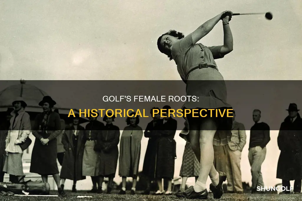 was golf invented for women