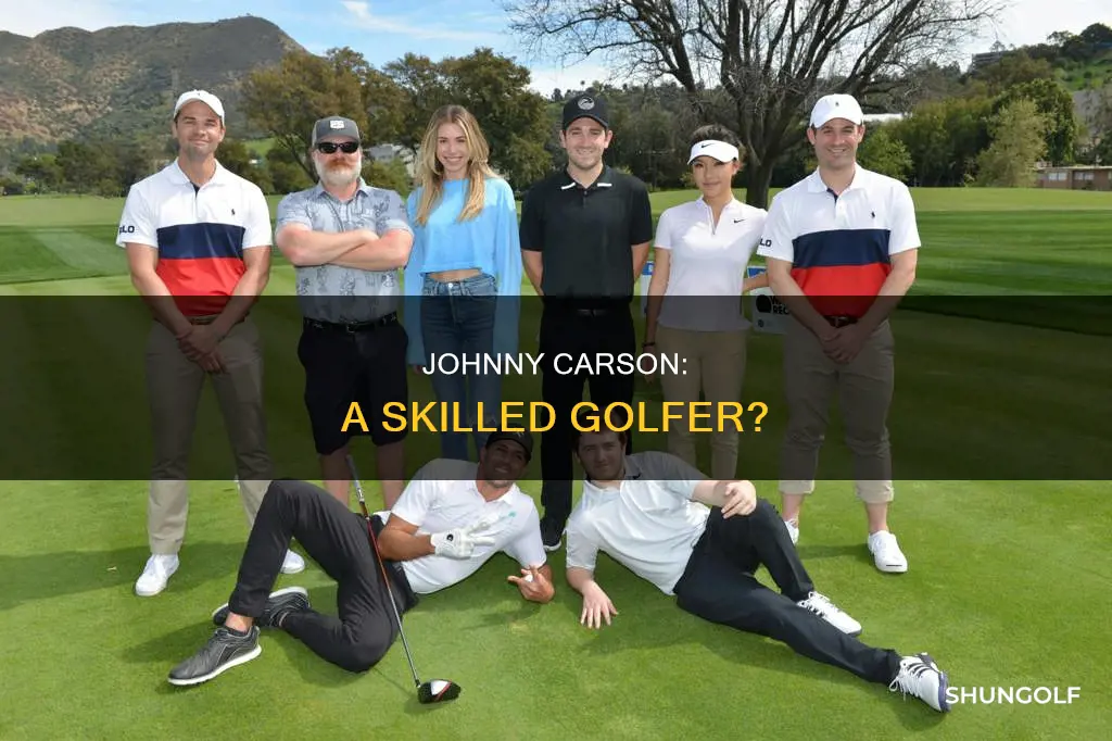 was johnny carson a golfer