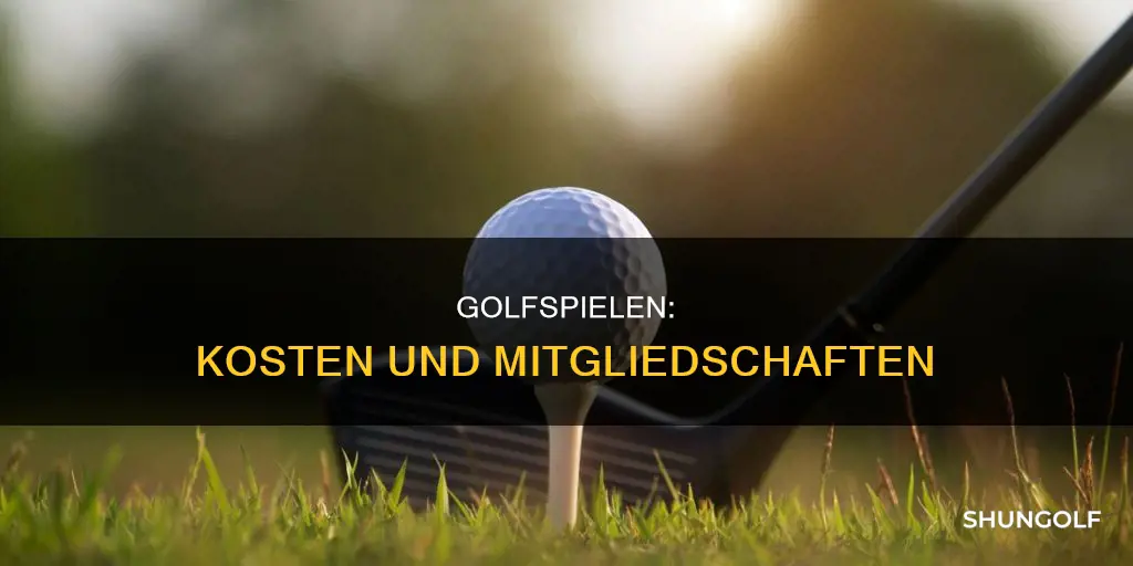 was kostet golf spielen