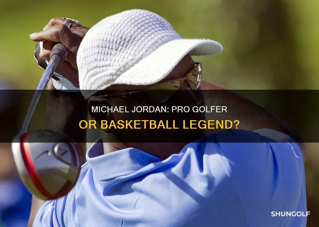 was michael jordan a professional golfer