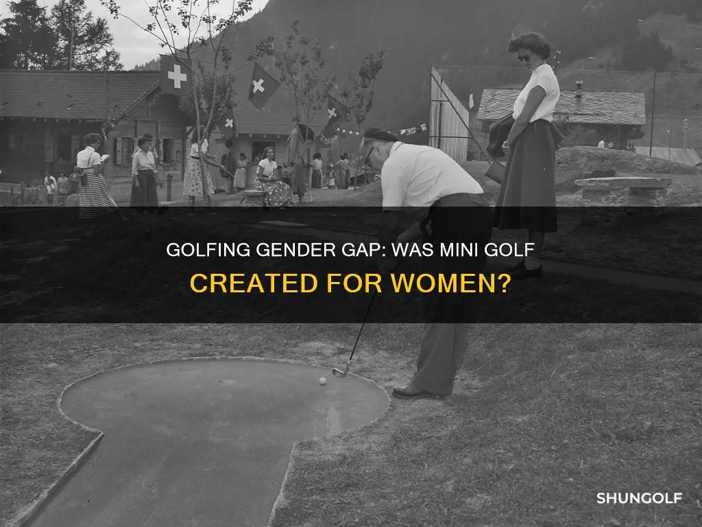 was mini golf created for women