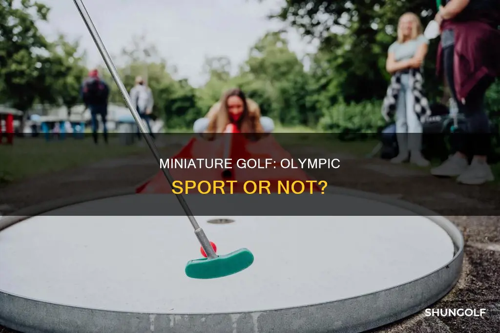was miniature golf an olympic sport