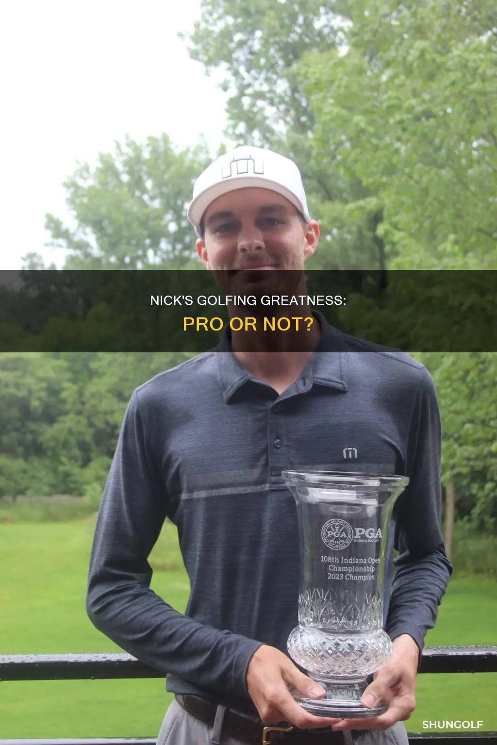 was nick a professional golfer