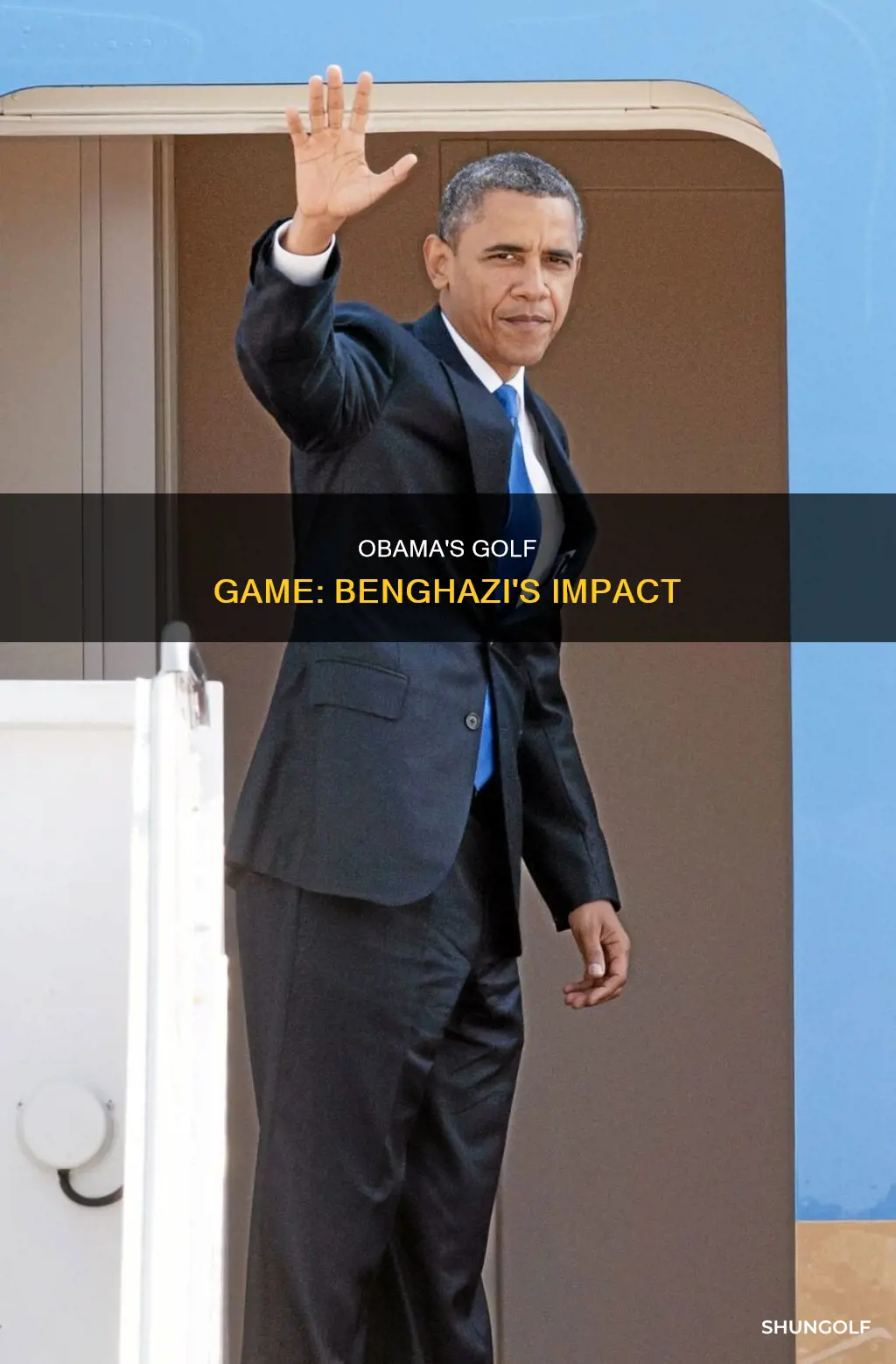was obama golfing during benghazi