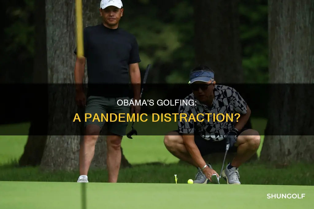 was obama golfing during pandemic