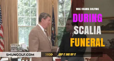 Obama's Golfing: Was It a Scandal During Scalia's Funeral?