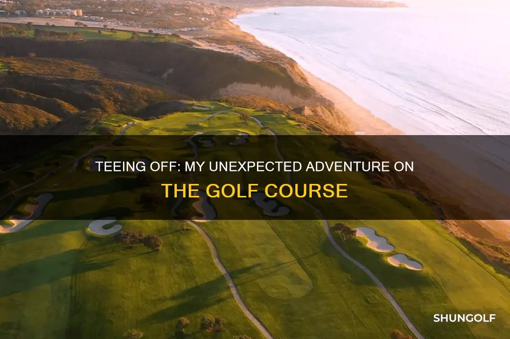 was on the golf course