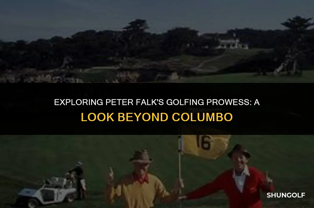 was peter falk a good golfer