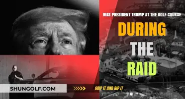 Trump's Golf Course Visit: Coinciding with the Mar-a-Lago Raid?