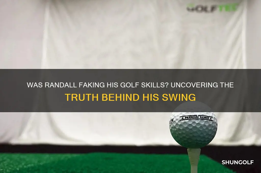 was randall pretending he couldn