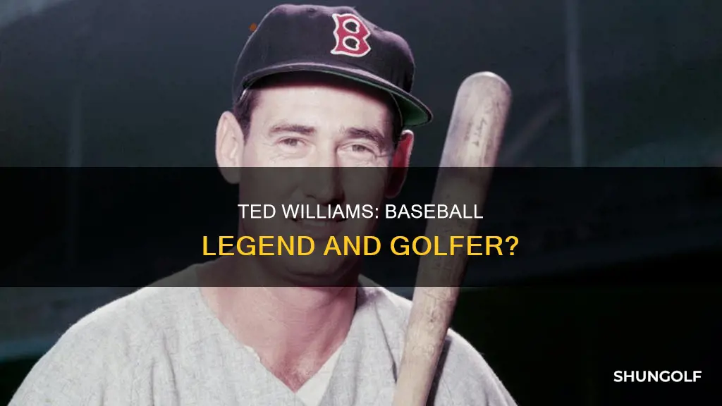 was ted williams a golfer
