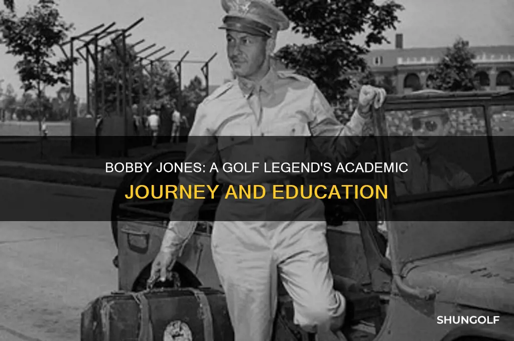 was the golfer bobby jones well educated